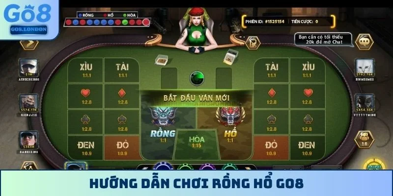 Hướng dẫn chơi Rồng Hổ GO8