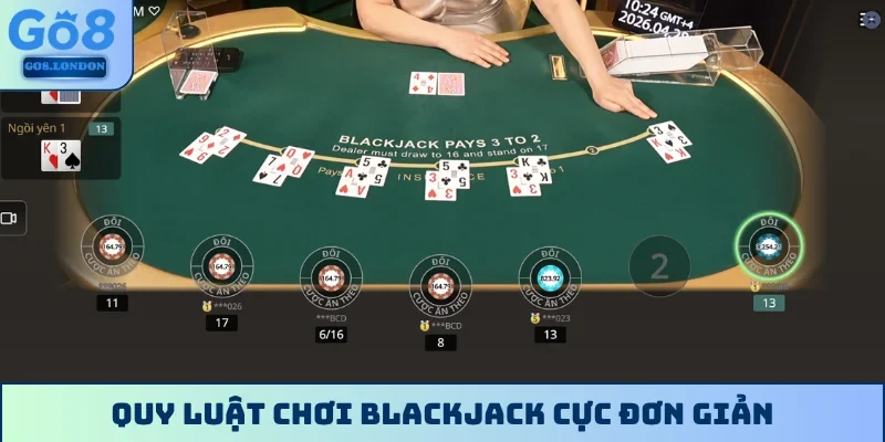 Quy luật chơi Blackjack cực đơn giản